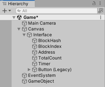 Hierarchy Panel